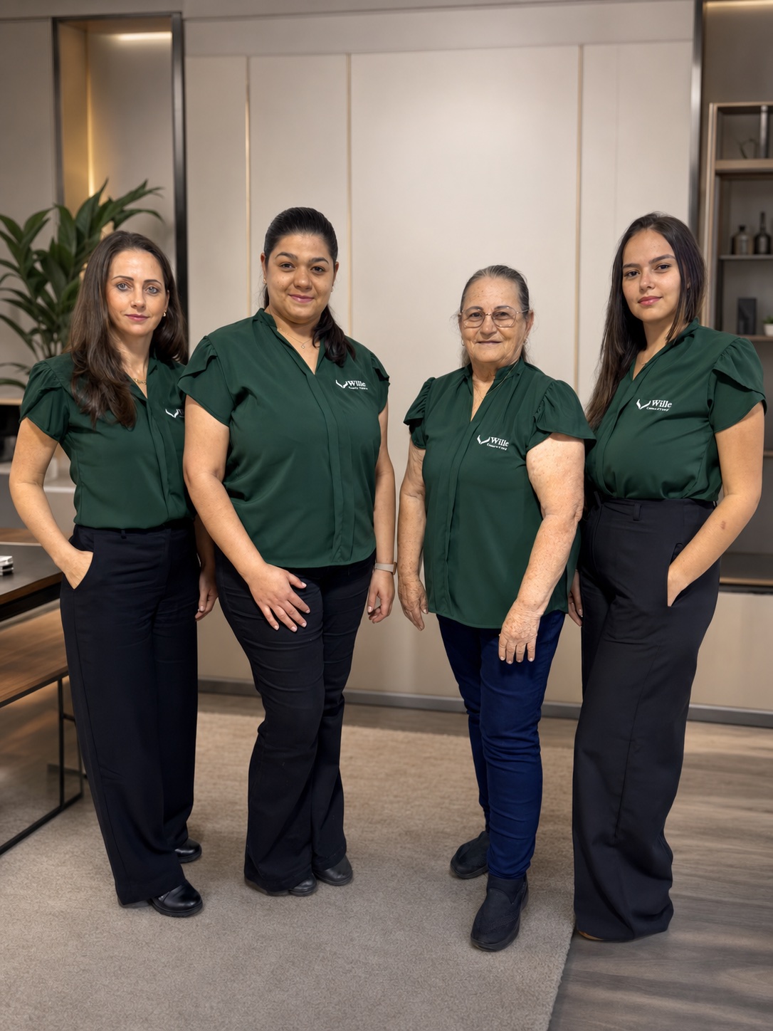 Equipo de Wille Asesoría en su oficina de Santa Rita, Alto Paraná
